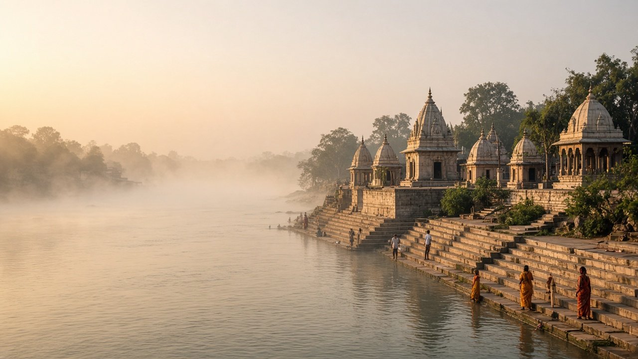 Triveni Sangam & Navgraha Temple
